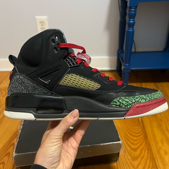 Jordan Spiz’ike OG Black/Varsity Red-Classic Green - Picture 5 of 5